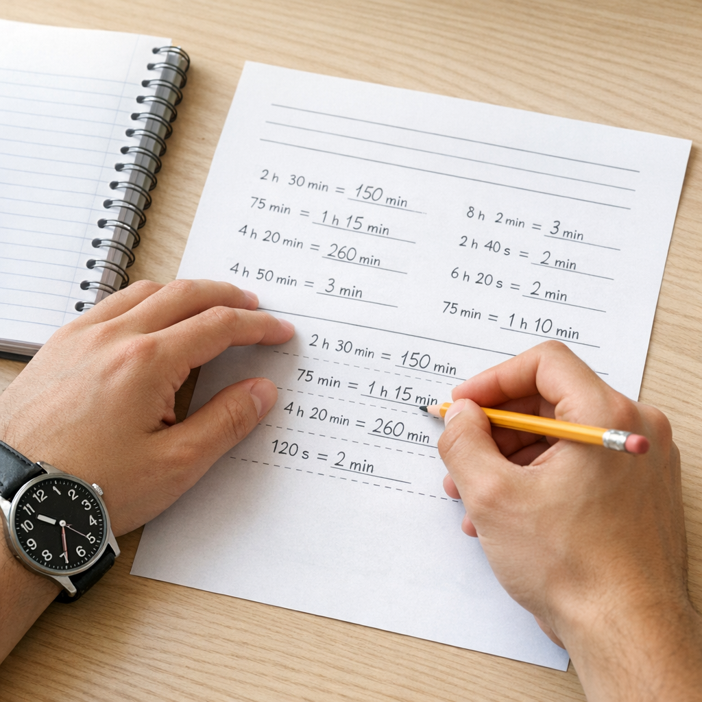 Comment convertir 1 an en Secondes en classe de seconde ?