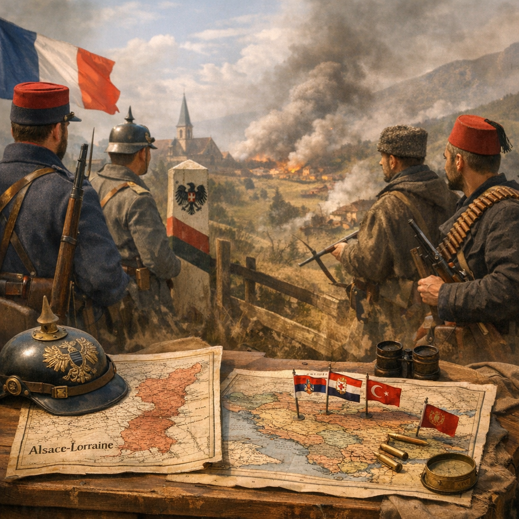 Cause 2 : les nationalismes, l’Alsace-Lorraine et la poudrière balkanique