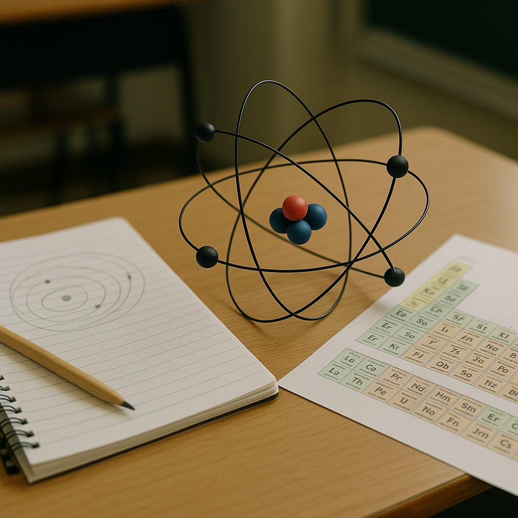 Atomes : définition simple, structure et exemples au lycée