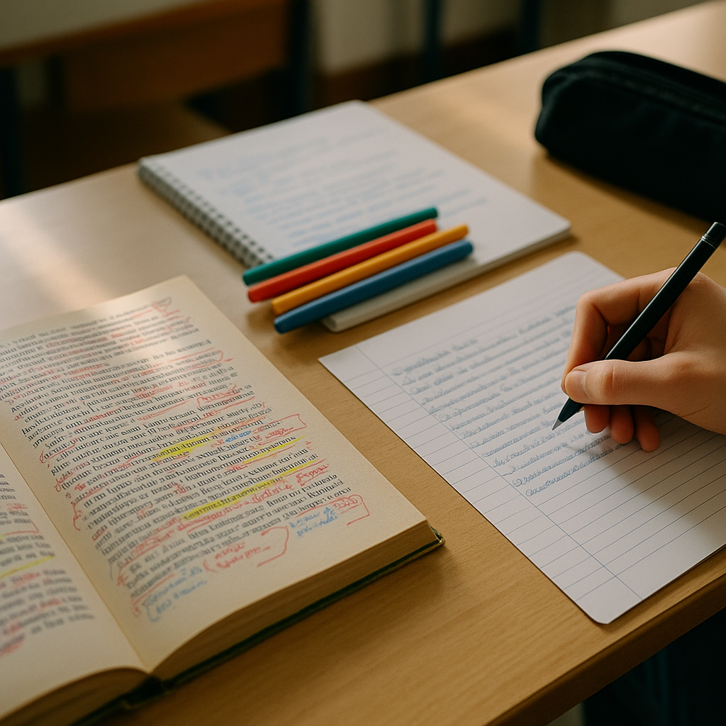 Commentaire composé : méthode simple et exemple pour le bac