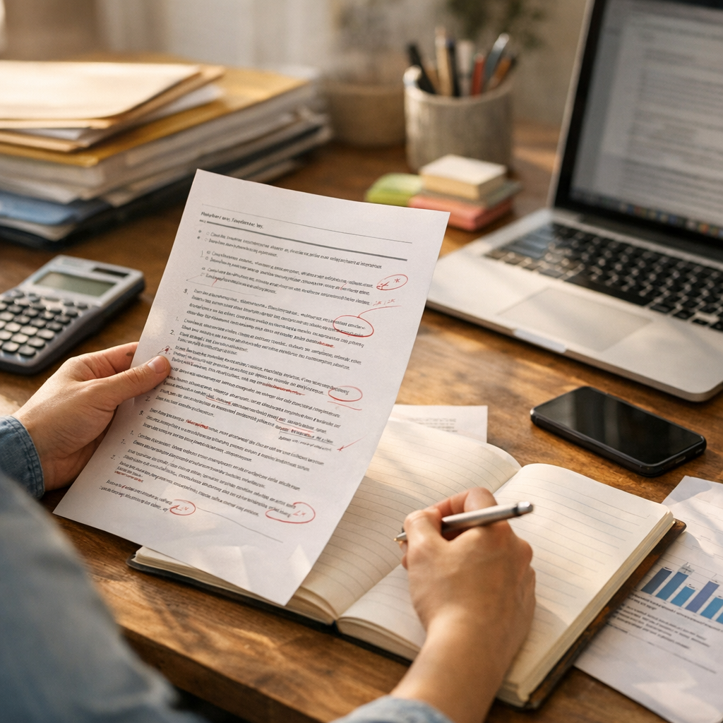 Méthode en 5 étapes pour travailler le corrigé sans perdre de points