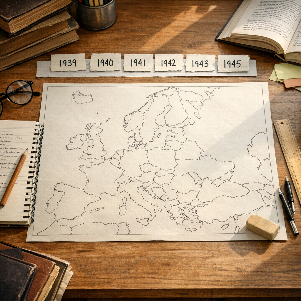 Les dates importantes de la Seconde Guerre mondiale en Seconde