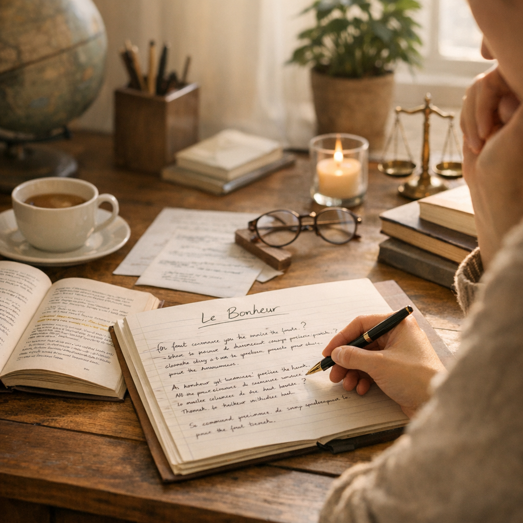 Comment définir le bonheur dans une réponse de philosophie