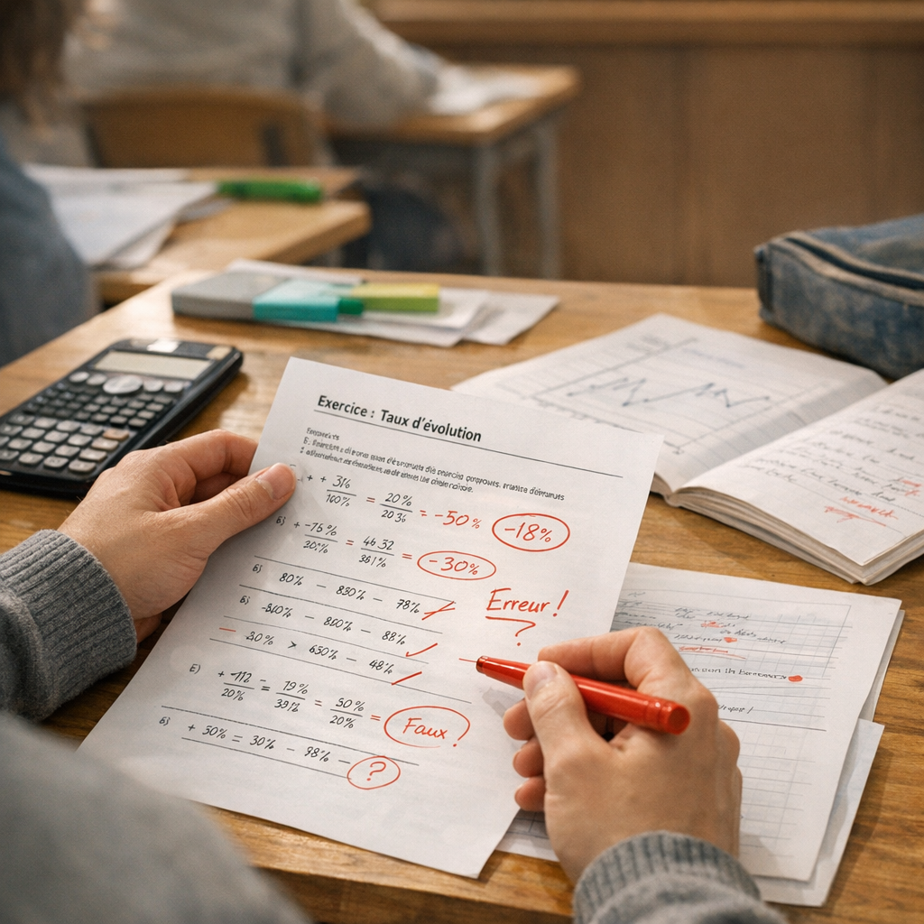 Contrôle type seconde : diagnostic d’erreurs avant l’évaluation