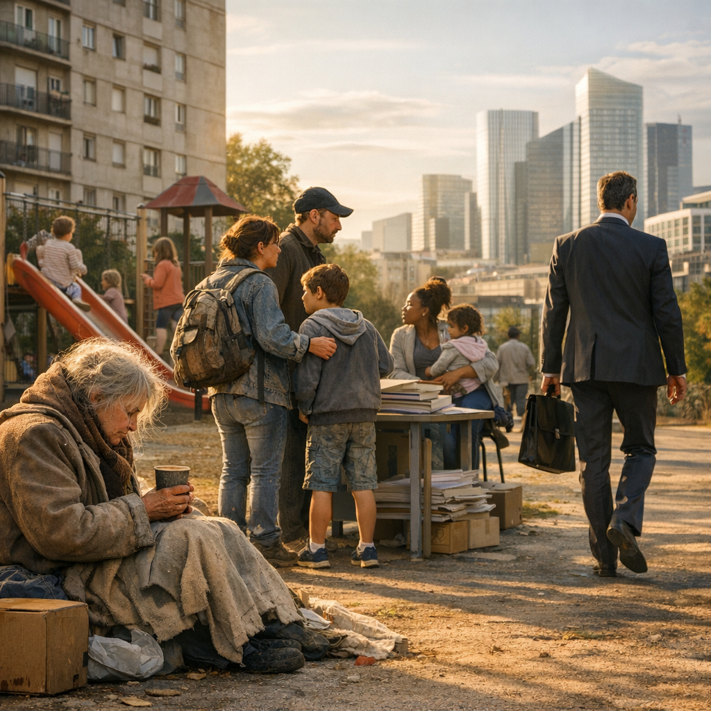 Cas concret France 2024-2026 : ce que montrent l’INSEE, la DREES et le Défenseur des droits