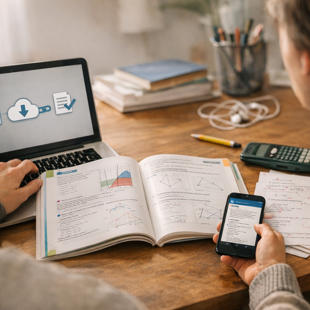 Ressources interactives : connexion, téléchargement et corrigés sans fausse promesse
