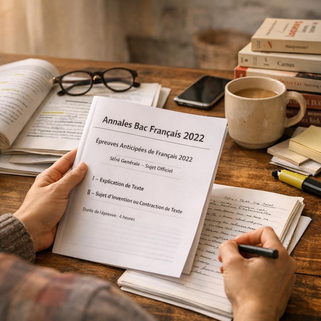 Comment utiliser une annale 2022 pour préparer l’oral et la contraction de texte&nbsp;&nbsp;?