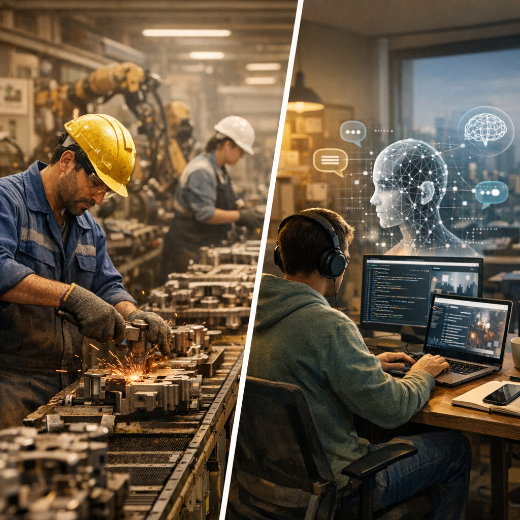 La division du travail, des usines aux plateformes : que change l'IA ?