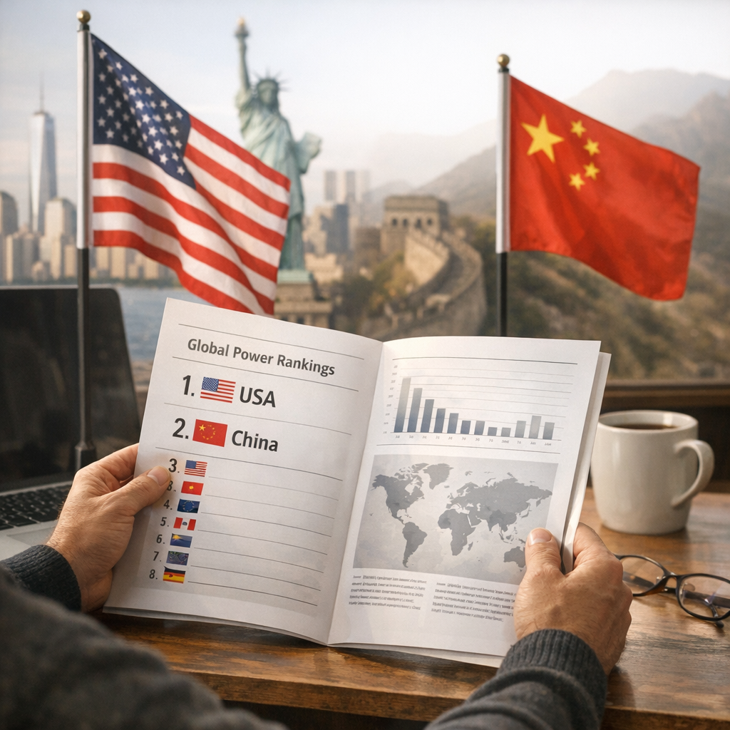 Exemples résolus : États-Unis, Chine et lecture d’un classement