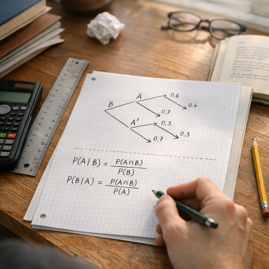 Probabilité conditionnelle : définition, formule et méthode bac