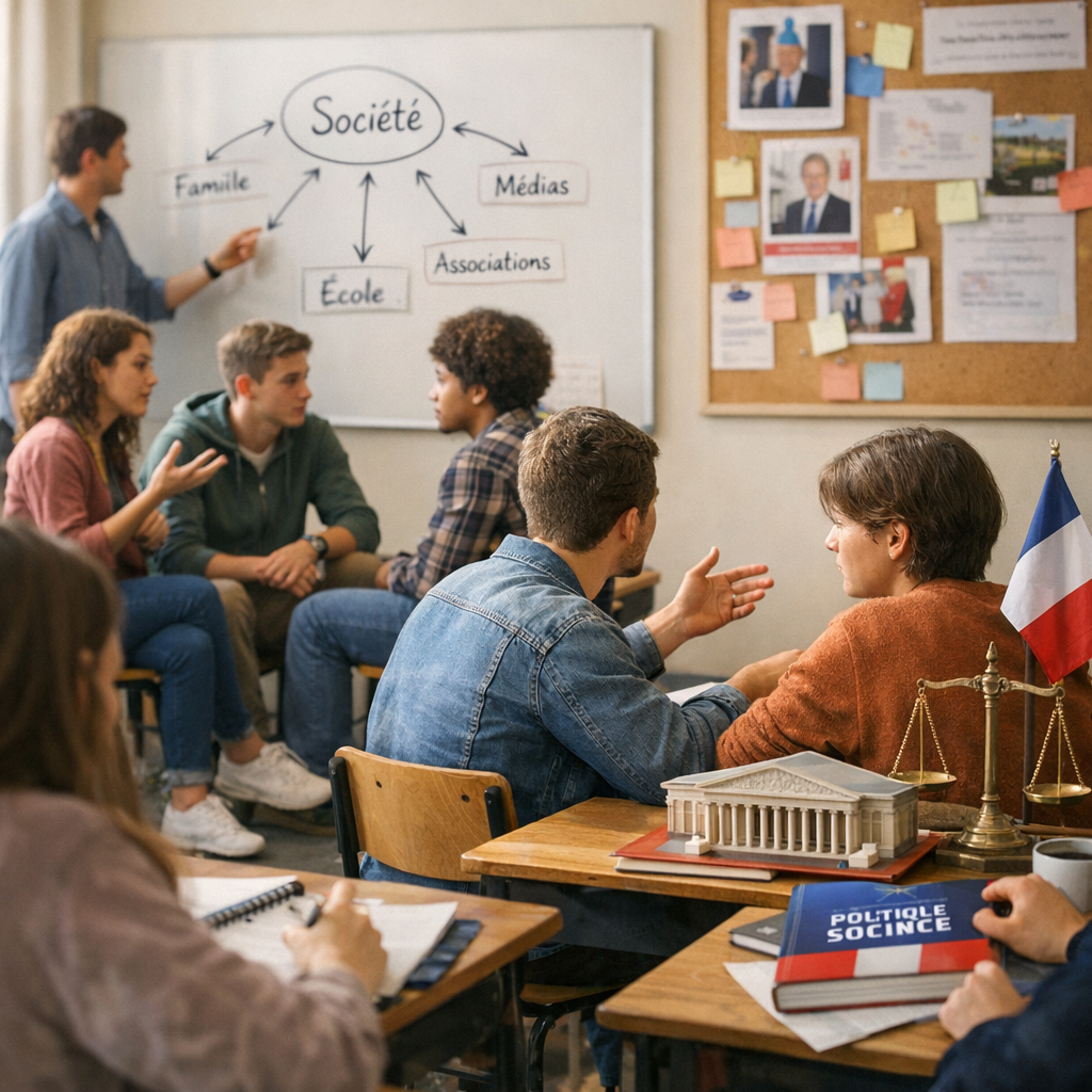 Comment devenons-nous des acteurs sociaux et comment s'organise la vie politique ?