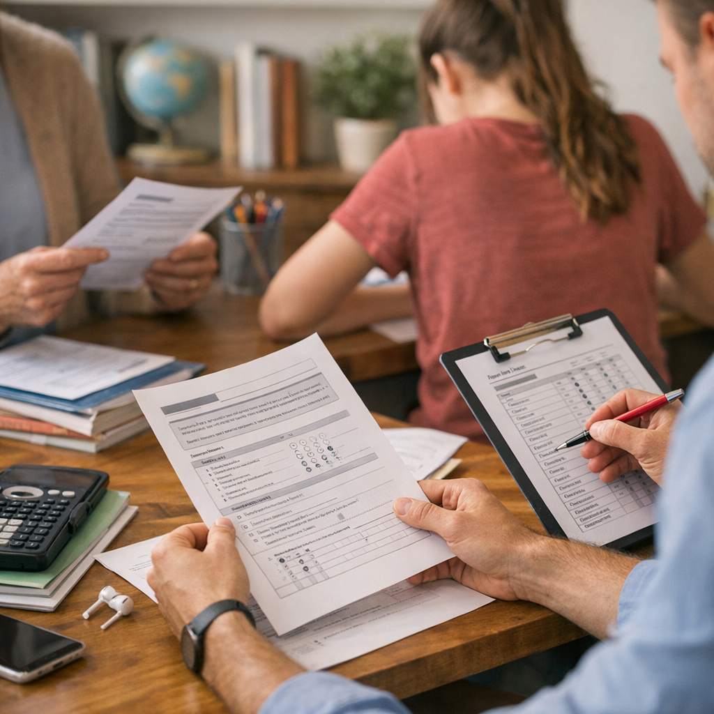 Évaluation PDF à imprimer : mode d'emploi élève, parent, enseignant