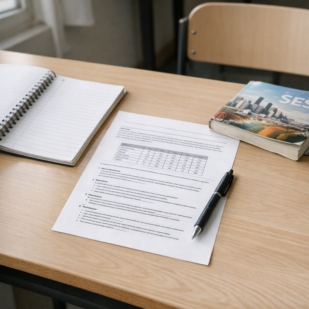 Le programme de SES en Terminale : évaluation à imprimer