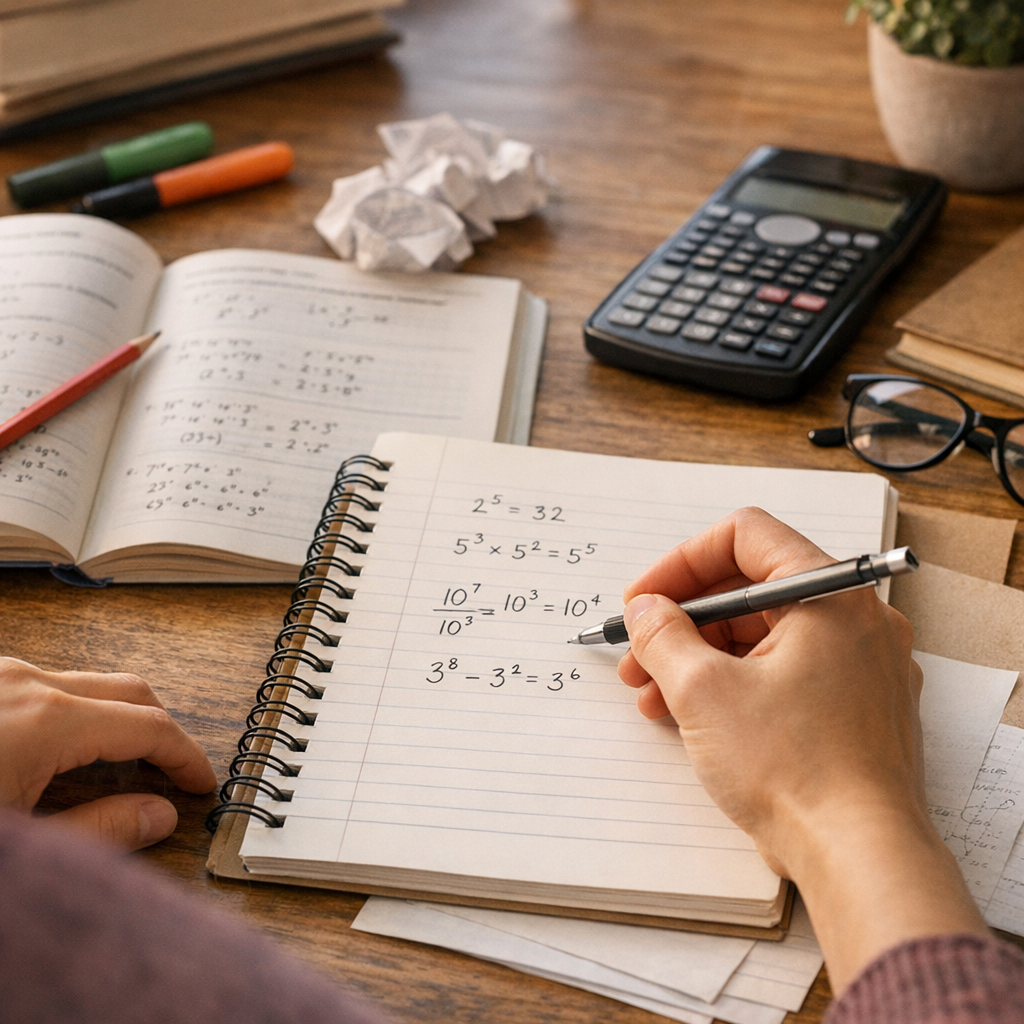 Exercices corrigés&nbsp;: écrire, simplifier et comparer sans calculatrice