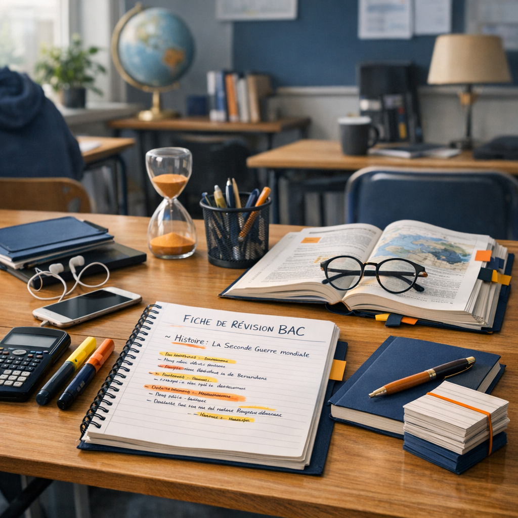 Réviser le bac sans stress au lycée