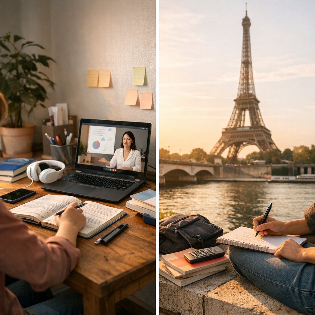 Paris, en ligne ou autonomie : quelle formule de stage choisir
