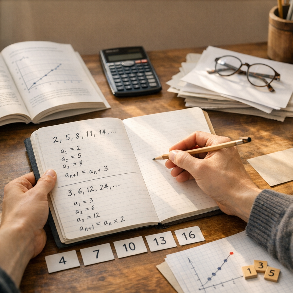 Méthode pas à pas pour calculer et reconnaître une suite