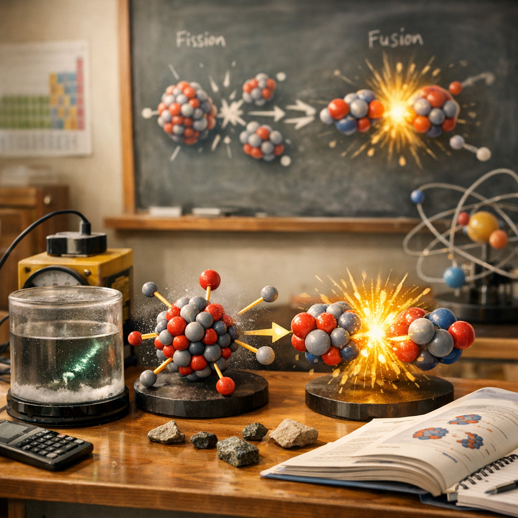 Les transformations nucléaires au programme de seconde : radioactivité, fission, fusion